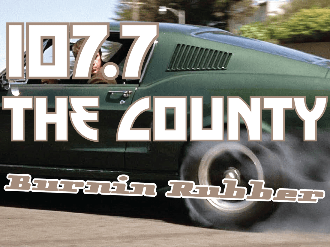 107.7 The County: Burnin rubber - The Iron County